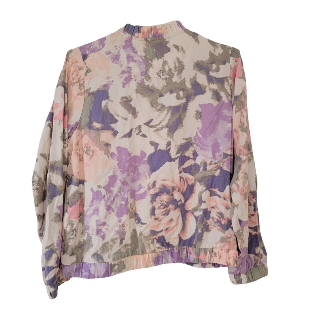 Juicy Couture Floral - Tye Dye Bomber Jacket | Size Large - Picture 9 of 10
